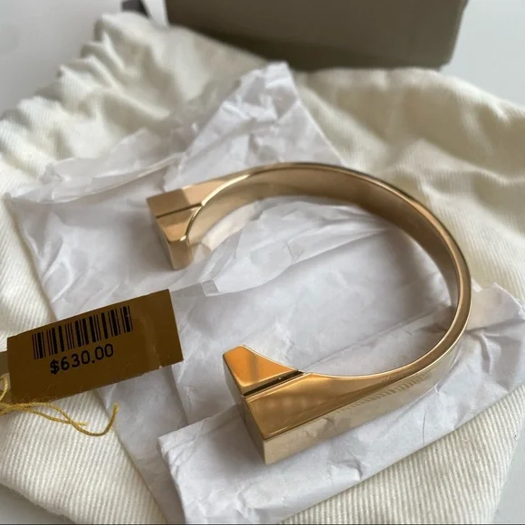 Jason Wu 18k Gold Plated Cuff Bracelet - Picture 7 of 8